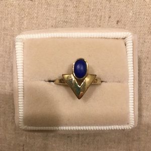 💙 Vintage Lapis Ring 9K YG